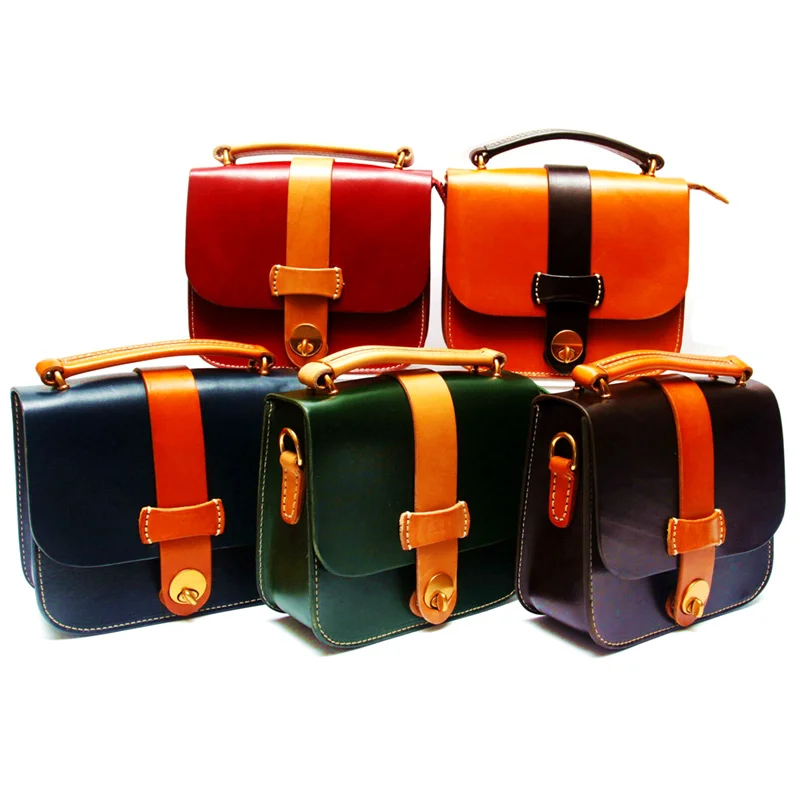 TWTOPSE Cycling Leather A Bike Bag For Brompton Bike Bicycle Handmade Customized Upgraded Shoulder Bag Backpack Durable Basket