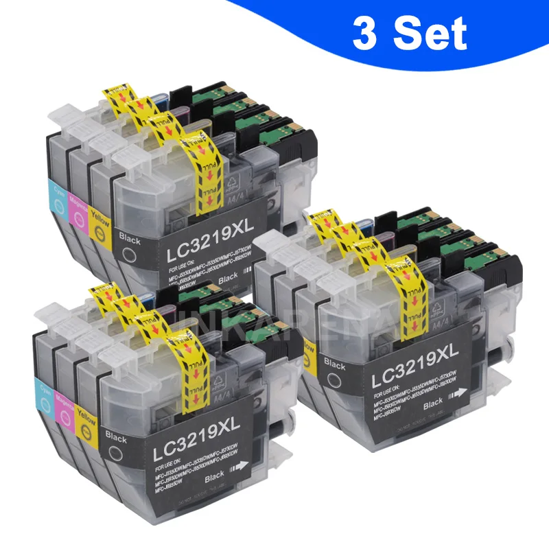 3set INKARENA LC3219XL совместимый для Brother LC 3219 XL чернильные картриджи для Brother MFC-J5330DW MFC-J5335DW MFC-J5730DW MFC-J5930DW - Цвет: 3set