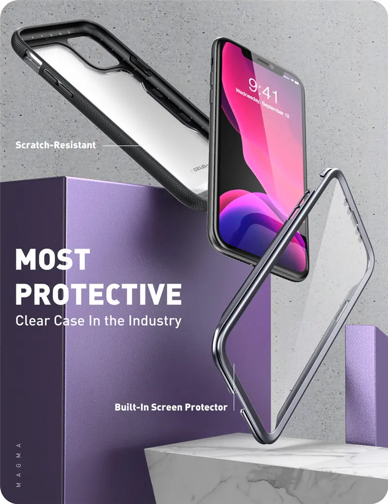 I-BLASON для iPhone 11 6,1 чехол( выпуск) Magma полный корпус бампер сверхмощный защитный чехол со встроенной защитной пленкой