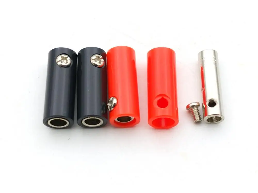 500 шт. тестовые разъемы для колонок типа банан|connector 4mm|connector femaleconnectors banana female |