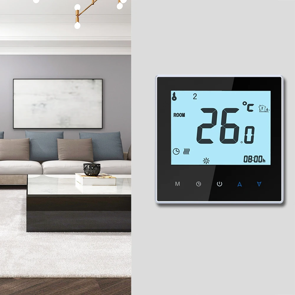 Водно-газовый котел термостат умный WiFi цифровой контроль температуры ler Tuya/SmartLife контроль совместим с Amazon Google Home