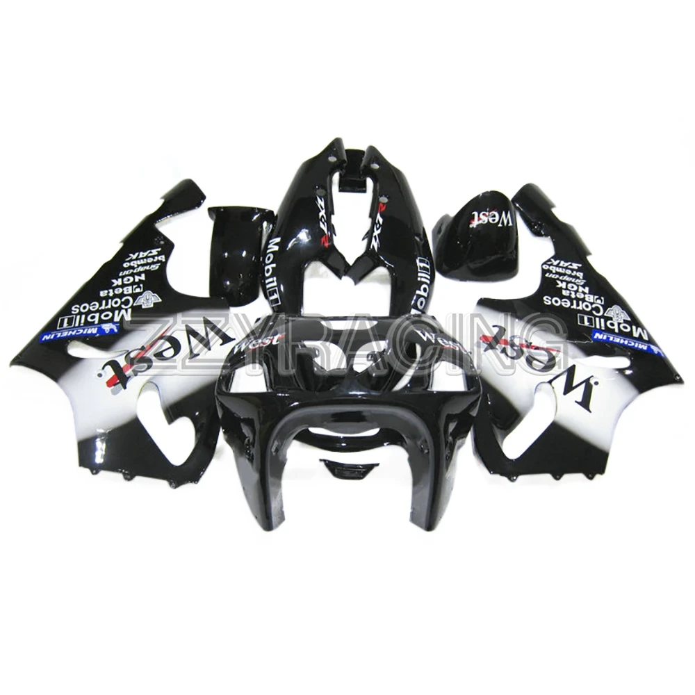 

Complete Fairings Kits for Kawasaki ZX7R 1996 - 2003 Year ZX-7R 96 97 98 99 00 01 02 03 ABS Plastic Bodywork White Black West