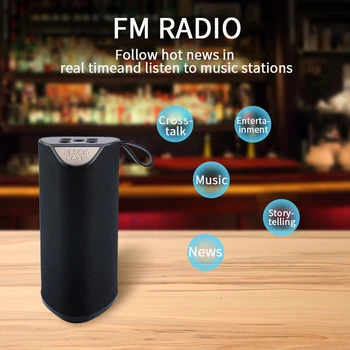 

Cyboris TWS Hi-Fi Speaker with High Power Double Loudspeaker Support TF Card USB For Indoor Party Outdoor Sports Home Theater