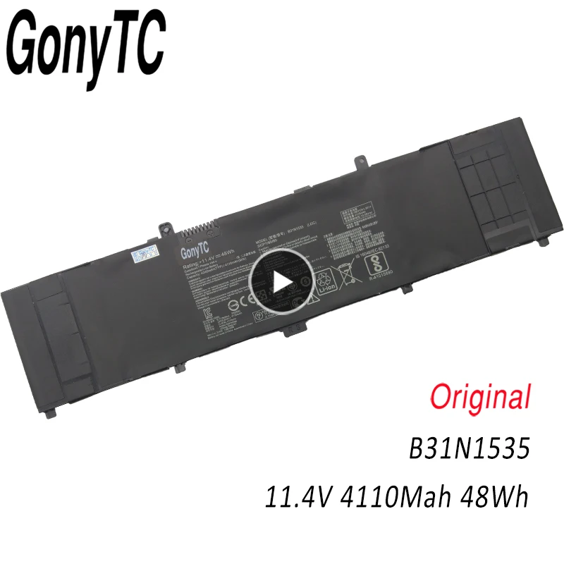 Оригинальный B31N1535 Аккумулятор для ноутбука ASUS ZenBook UX310 UX310UA UX310UQ UX410 UX410UA UX410UQ U4000U
