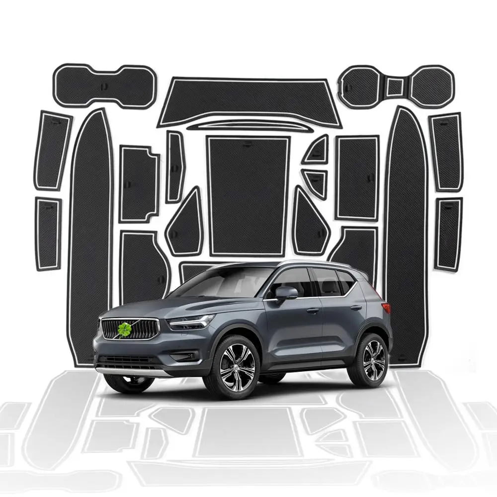 RUIYA автомобильный слот дверей Pat Volvo XC40 2018 2019 противоскользящие пыленепроницаемые коврики для автомобильные
