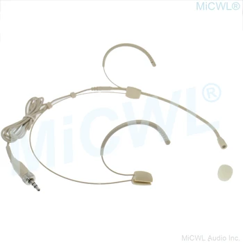 

EW62 Beige Headset Omnidirectional Microphone for Sennheiser ew100 ew300 ew500 G2 G3 G4 Wireless BeltPack