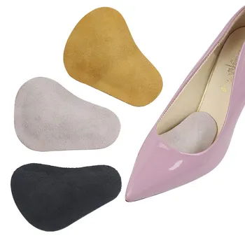 

2020 Leather Arch Supports Forefoot Pads for Women High Heels Sandals Insert Half Yard Pad Massage Foot Care Shoes Insoles Sole