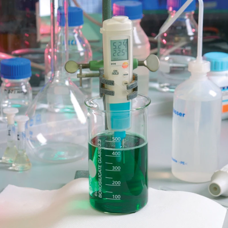 Ph Meter Industrial Testo 206 ph2 IP68 Digital Professional PH Tester For Semi-Solid Food Jelly Cream Meat Cheese Fruit