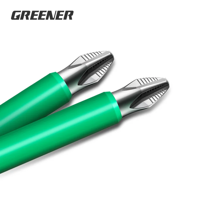 Greener Anti Slip Magnetic Batch Head Cross High Hardness Hand Drill Bit Screw Electric Screwdriver Set 25 50 65 70 90 150mm PH2