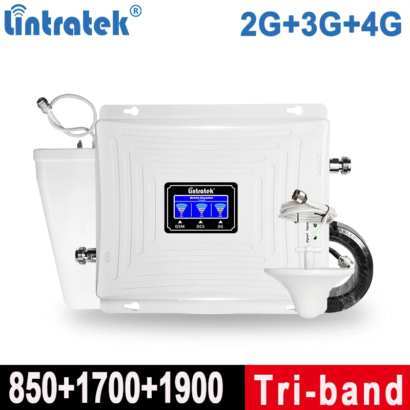 Усилитель сигнала Lintratek, 850, 1900 МГц, 2G, 3G, 4G, 1700/2100, мобильный телефон, репитер, UMTS, 850 МГц, 1700 МГц, усилитель CDMA, шт., усилитель AWS Усилитель сигнала Lintratek, 850, 1900 МГц, 2G, 3G, 4G, 1700/2100, мобильный телефон, репитер, UMTS, 850 МГц, 1700 МГц, усилитель CDMA, шт., усилитель AWS