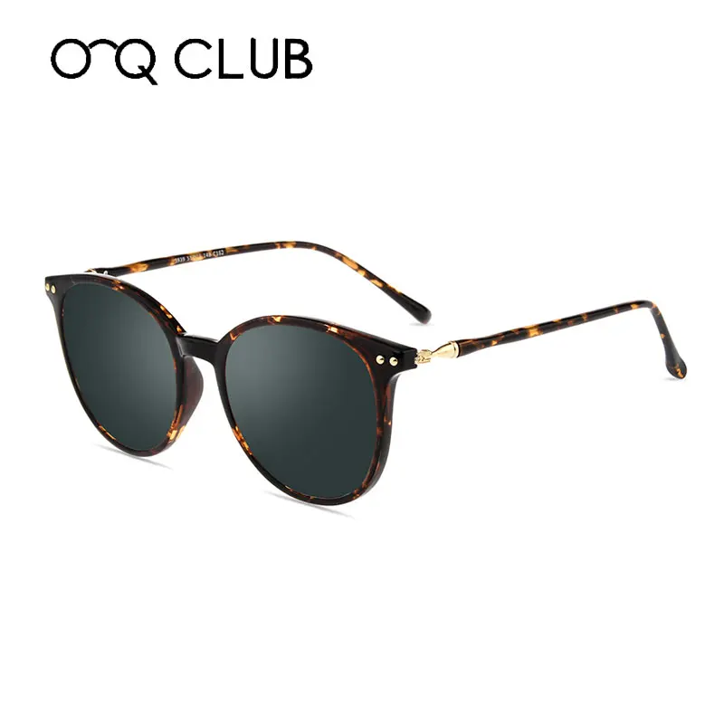 

2019 New O-Q CLUB Woman Polarized Sunglasses Fashion Driving Sun Glasses Shades for Men/Women Goggle Sexy Round Eyeglasses
