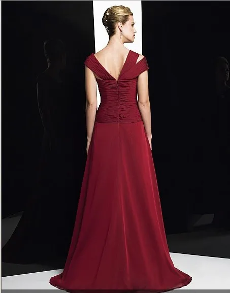 vestido de festa Красное Длинное Платье de soiree с рукавами-крылышками, вечерние, элегантные, вечерние платья vestido de noiva, платья для матери невесты