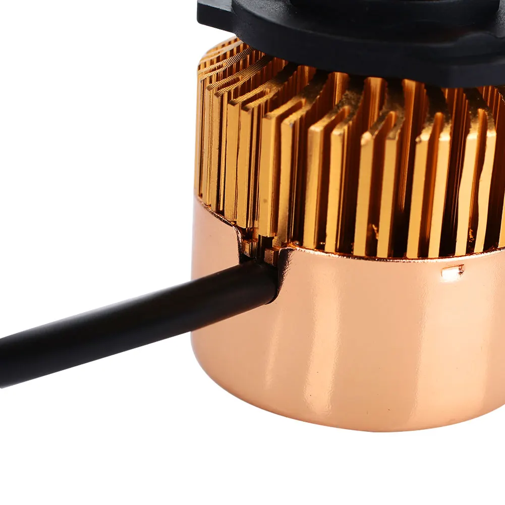 Vehemo S2 9006/HB4 8000LM LED Fog Light LED Headlight Bulbs Gold Auto Lighting Assembly Car Led Headlight Car Accessories