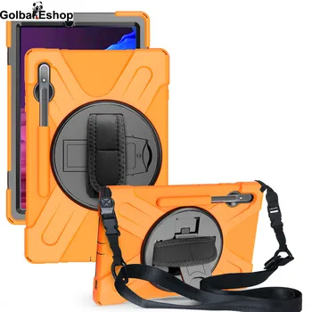 

Tablet Case for Samsung Galaxy Tab S7 Plus Case Pencil Holder Cover Galaxy Tab S7 SM-T870 T875 T970 T975 Case Hand Neck Strap