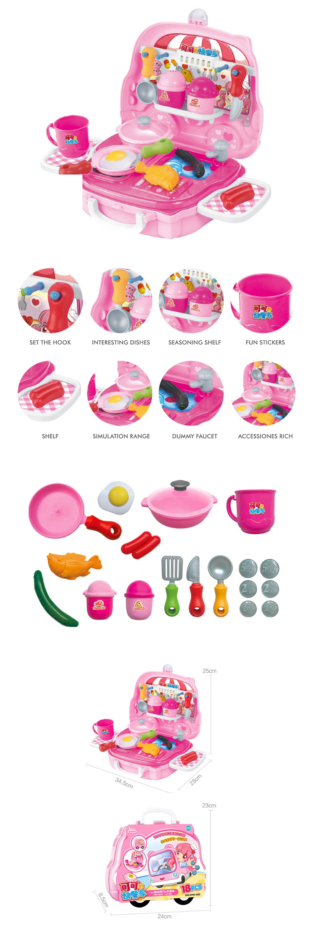 Ролевые игры кухня Popin Cookin Zabawki Juguetes Para nignos Juguetes niuna Cozinha Infantil кухонный набор девочка игрушки для детей