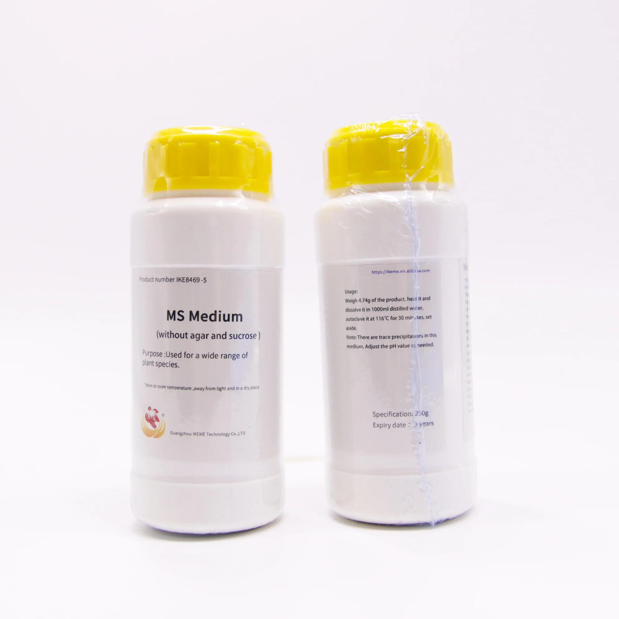 Lab MS Medium IKEME Lab MS Medium 250g Without Agar And Sugar Plant Tissue Culture