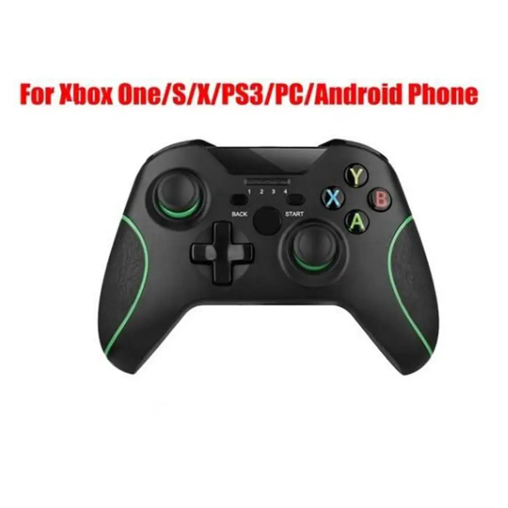 Беспроводной контроллер для Xbox One консоль для ПК для Android геймпад для смартфона джойстик для Ps3 аксессуары для игр - Цвет: black