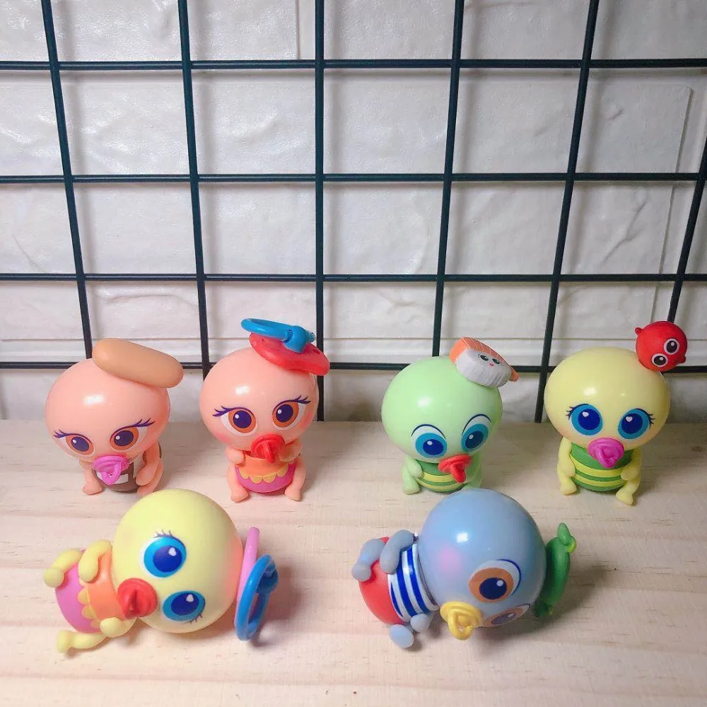 Ksi distrollar-Muñeca de bebé de 5cm con cabeza de hermana y cuerpo, regalo para niña, accesorios para niños, tal vez aleatorios