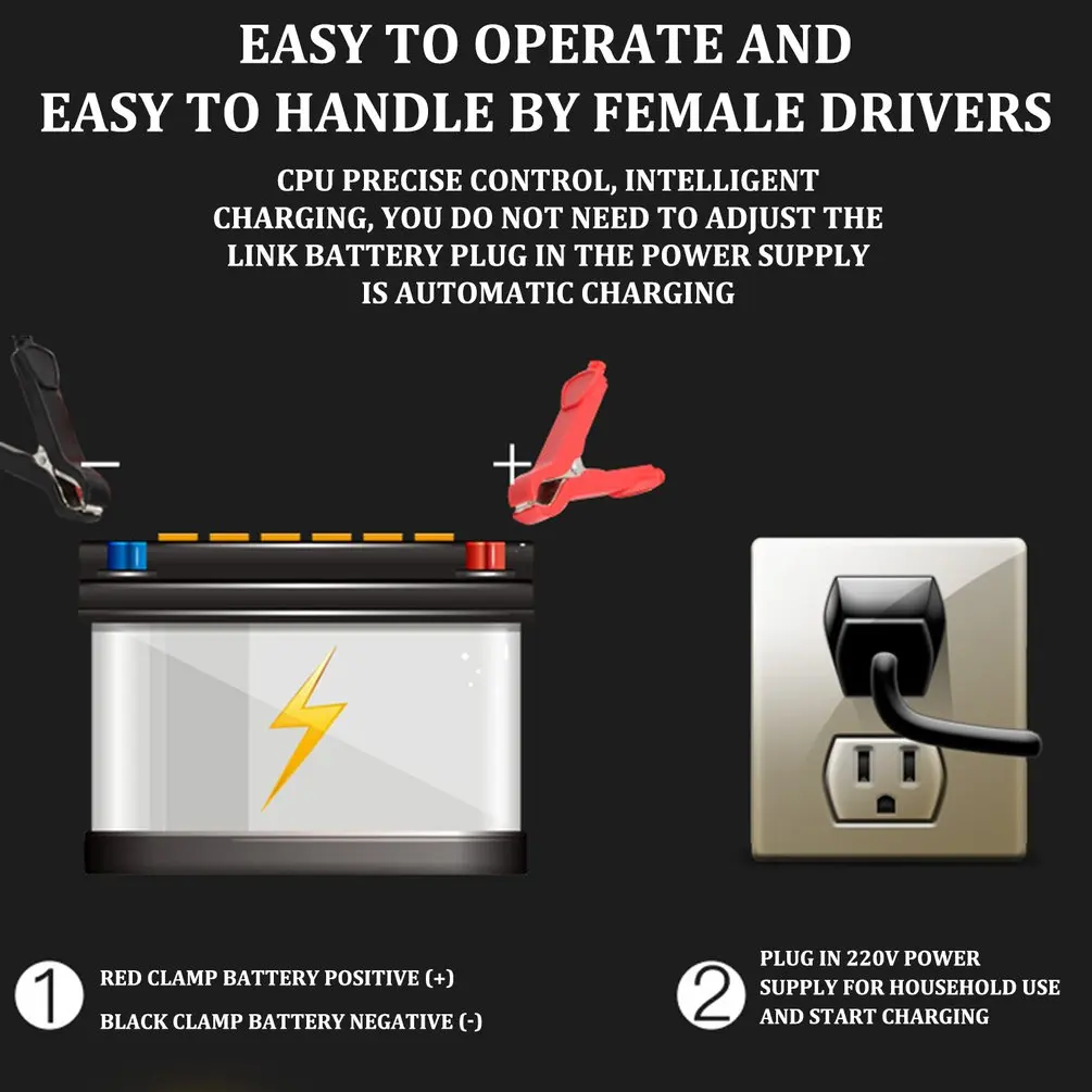 Price Car Battery Charger Automobile Motorcycle Intelligent Pulse Repair 12V 5A LCD Motocycle Battery Charging Device