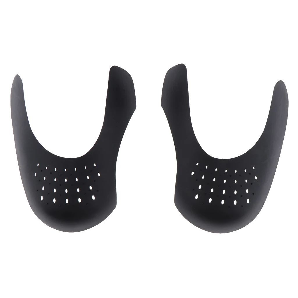 

20pcs/set Mens Womens Black Durable Soft Toe Box Protector Against Shoe Creases Creasing