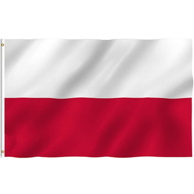 Drapeau Pologne en tissu dans Pays d'Europe