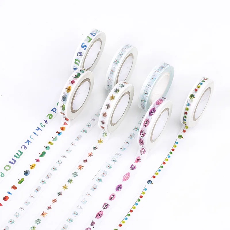 5 шт./лот Misstime бумажные Маскировочные ленты японская васи лента Diy Скрапбукинг