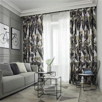 

Modern Window Curtains For Living Room Bedroom Kitchen European Style Soft Hand Feeling Custom Made Drapes