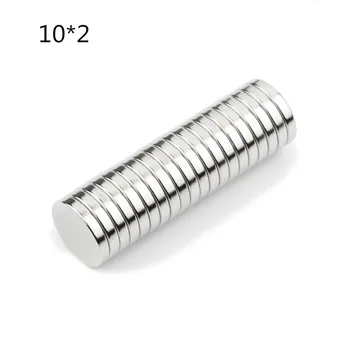 

20pcs/lot 10*1mm 10*2mm 10*3mm 10*4mm 10*5mm N52 Diameter Neodymium Small Round Magnets Strong NdFeB Permanent Magnets
