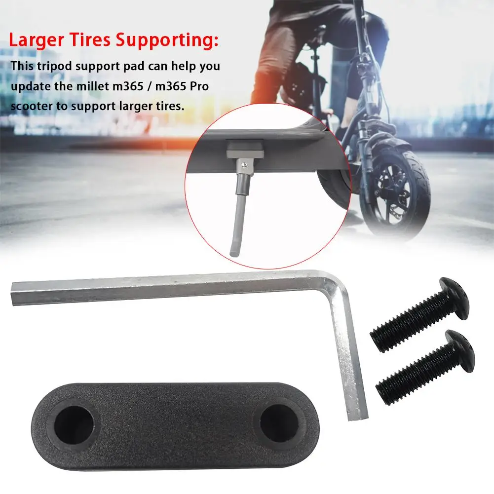 Parking Electric Scooter Foot Support Electric Scooter Tripod Support Gasket High Gasket For Xiaomi M365/ M365 Stand Bracket