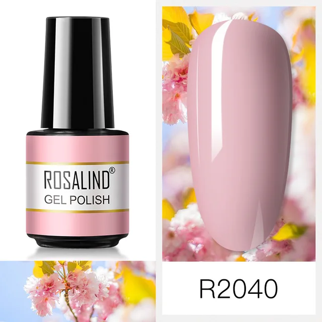 ROSALIND Nail Art 7ML Gel Polish 80 Color For Manicure Design UV Nail Polish Gel Lacquer Soak Off Semi Permanent Gel Nail Polish RAR2040