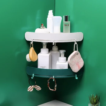 

Corner storage Rack Triangular bathroom shelves shower shelf corner bathroom storage holder organizer Rack suction cup design