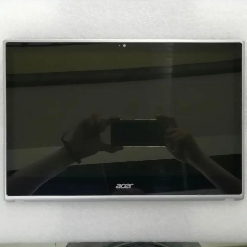 Новинка стеклянный сенсорный ЖК-дисплей для Acer Aspire V5-431P Серебристая Рамка |