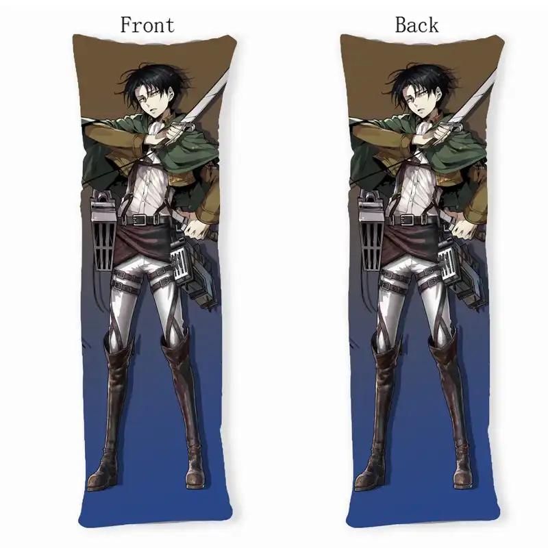 Anime Attack on Titan pillow Cover Levi Mikasa Ackerman Pillowcase 3D Double sided Bedding