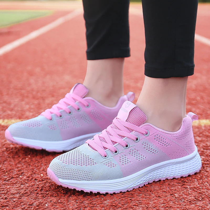 Tenis feminino; коллекция года; очень мягкий светильник; женская обувь для тенниса; zapatos mujer; дышащие кроссовки из сетчатого материала; спортивная обувь; chaussures femme