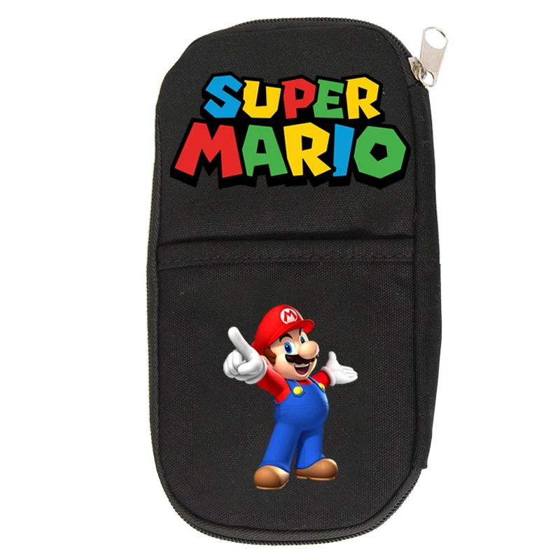 Чехол для карандашей Super Mario, чехол для косметики в стиле аниме, детские сумки для хранения канцелярских принадлежностей, сумки для девочек-подростков на молнии, макияж - Цвет: 3