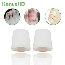 2Pieces Transparent Silicone Gel Fingers Protector Callus Corn Corrector Hammer Toe Separator Foot Suport H051