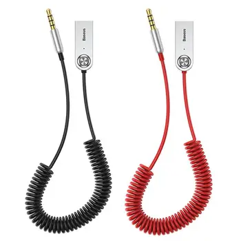 

Bluetooth Adapter Dongle Cable for Car Jack AUX Stereo USB Bluetooth 5.0 Audio Cable Receiver Speaker Audio Music Transmitter