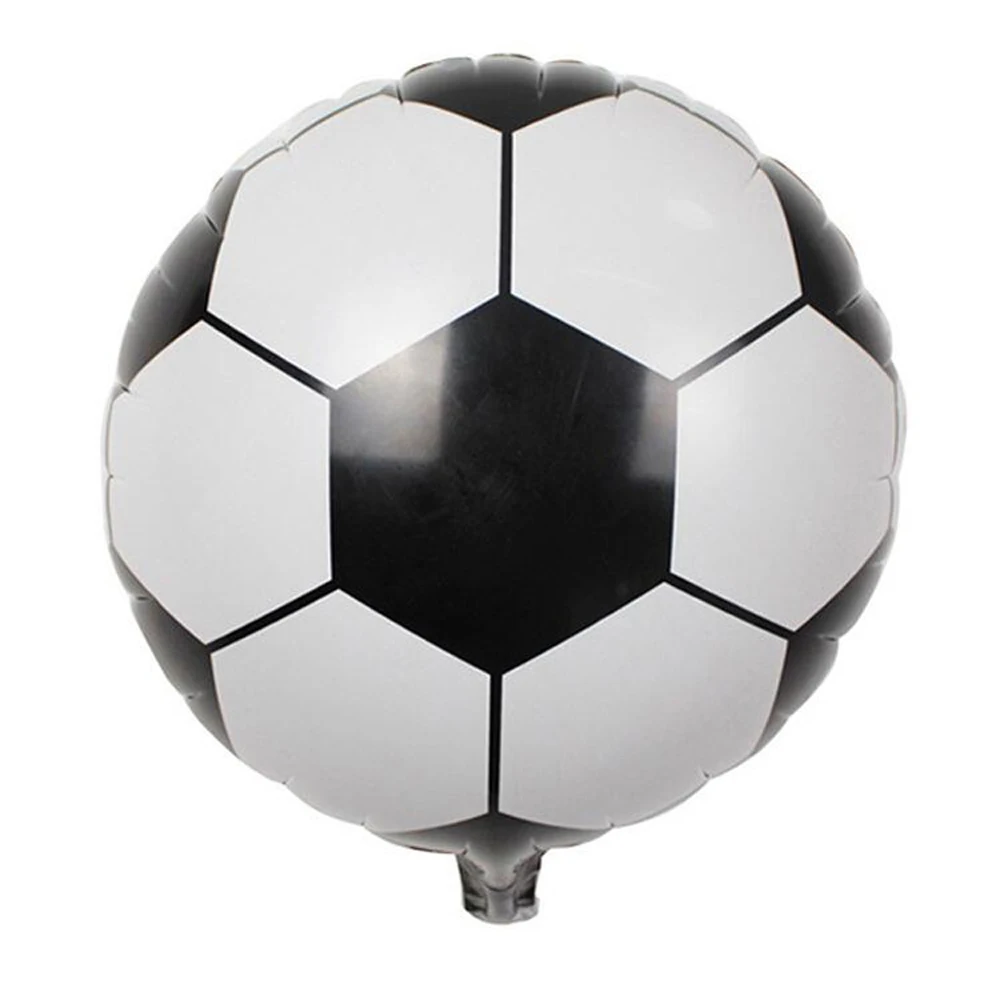 1 шт. 18 дюймов Футбол Алюминий Фольга футбол металлический майларовая воздушными шарами украшения для День рождения
