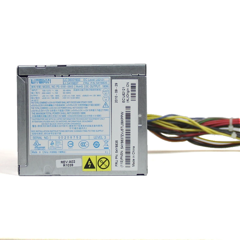 PSU для lenovo Dell hp 20P 180W блок питания PS-5181-09VS