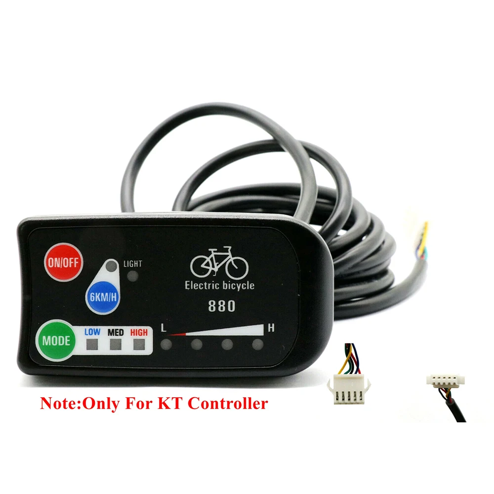Electric Bicycle Display Ebikes Scooters Display Multifunctional ON/OFF ABS Outdoor Components
