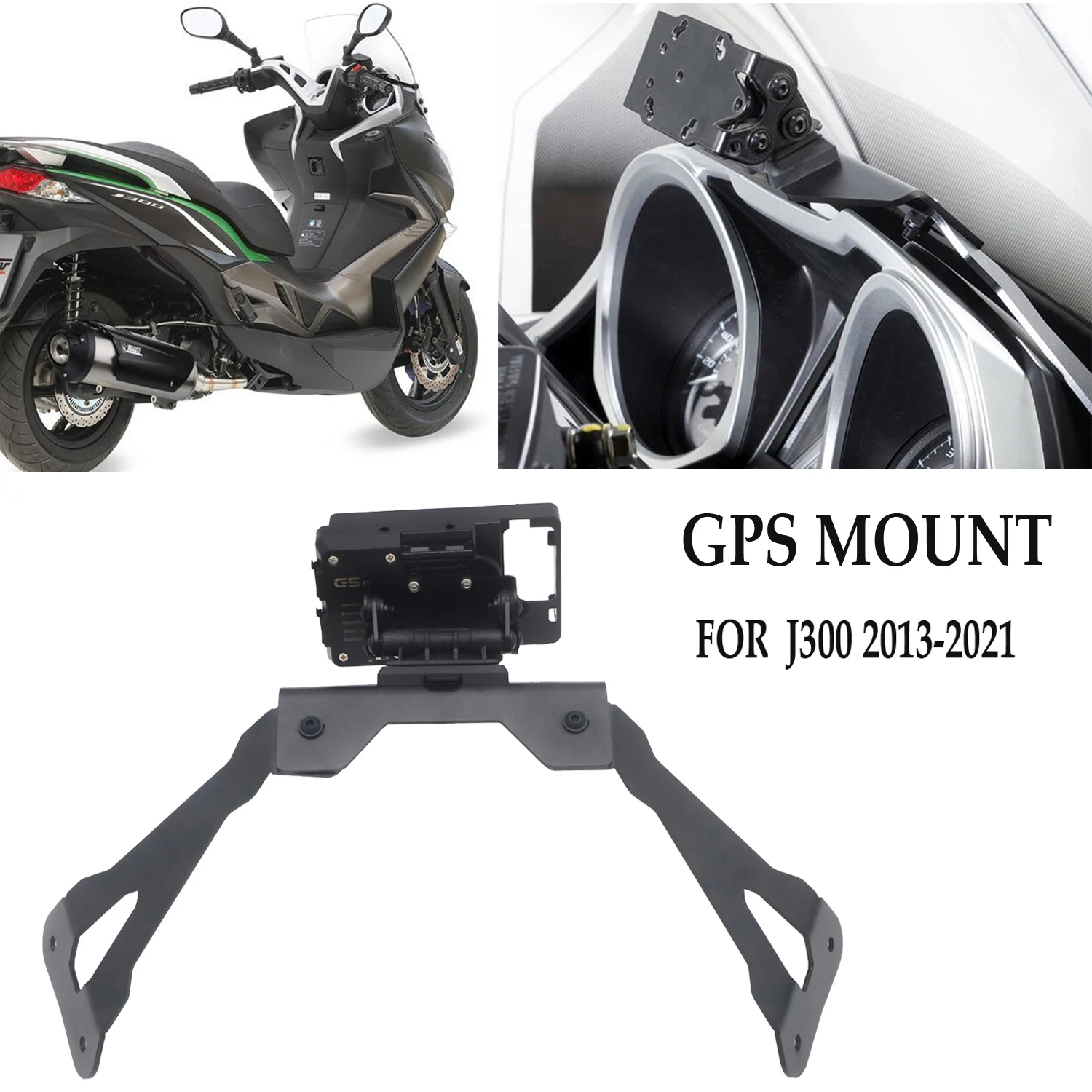 Moto Per Kawasaki J300 Smart Phone Navigazione Gps Piastra Staffa Adatta Kit Supporto J300 2013-2021 2014 2015 2016 2017 2018