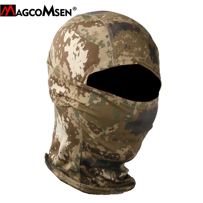 Маскировочная Балаклава MAGCOMSEN тактическая камуфляжная на все лицо