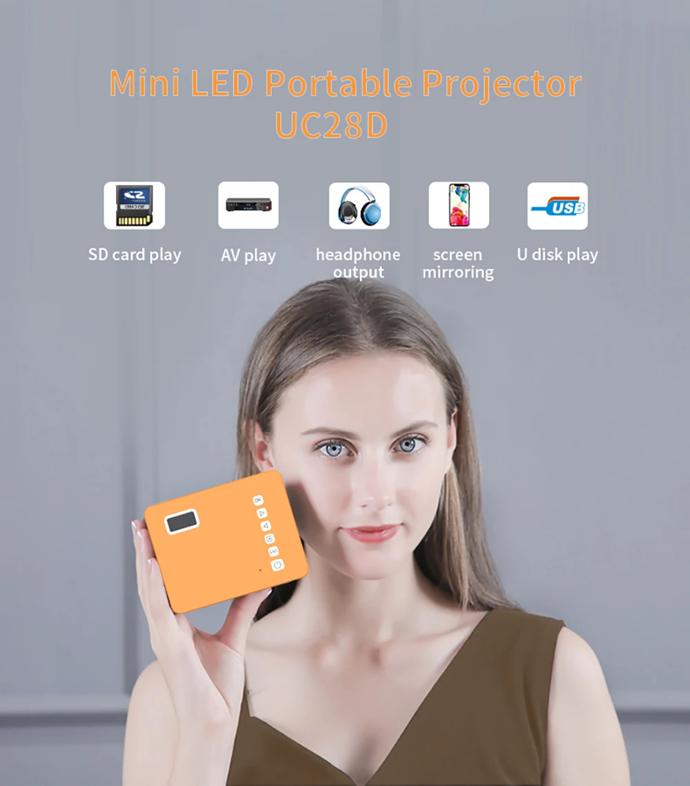 V20 с UC28D проектором SKYSAT HD цифровой спутниковый ресивер Поддержка H.265 HEVC CS Powervu Biss WiFi