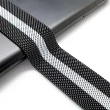 Миланская петля спортивный ремешок черный с белыми полосами 44 40 мм для Apple Watch серии 5 браслет серии 2 1 38 42 мм я часы браслет