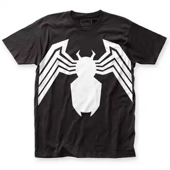 

Hot Sale Fashion Official Marvel The Amazing Spider-Man Venom Suit Logo Legs T-shirt S-3XL top High Quality