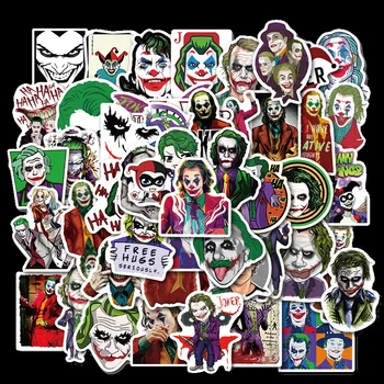

16 pack/lot New Movie Clown The Joker PVC Decorative Stickers Scrapbooking Stick Label Diary Stationery Album Stickers