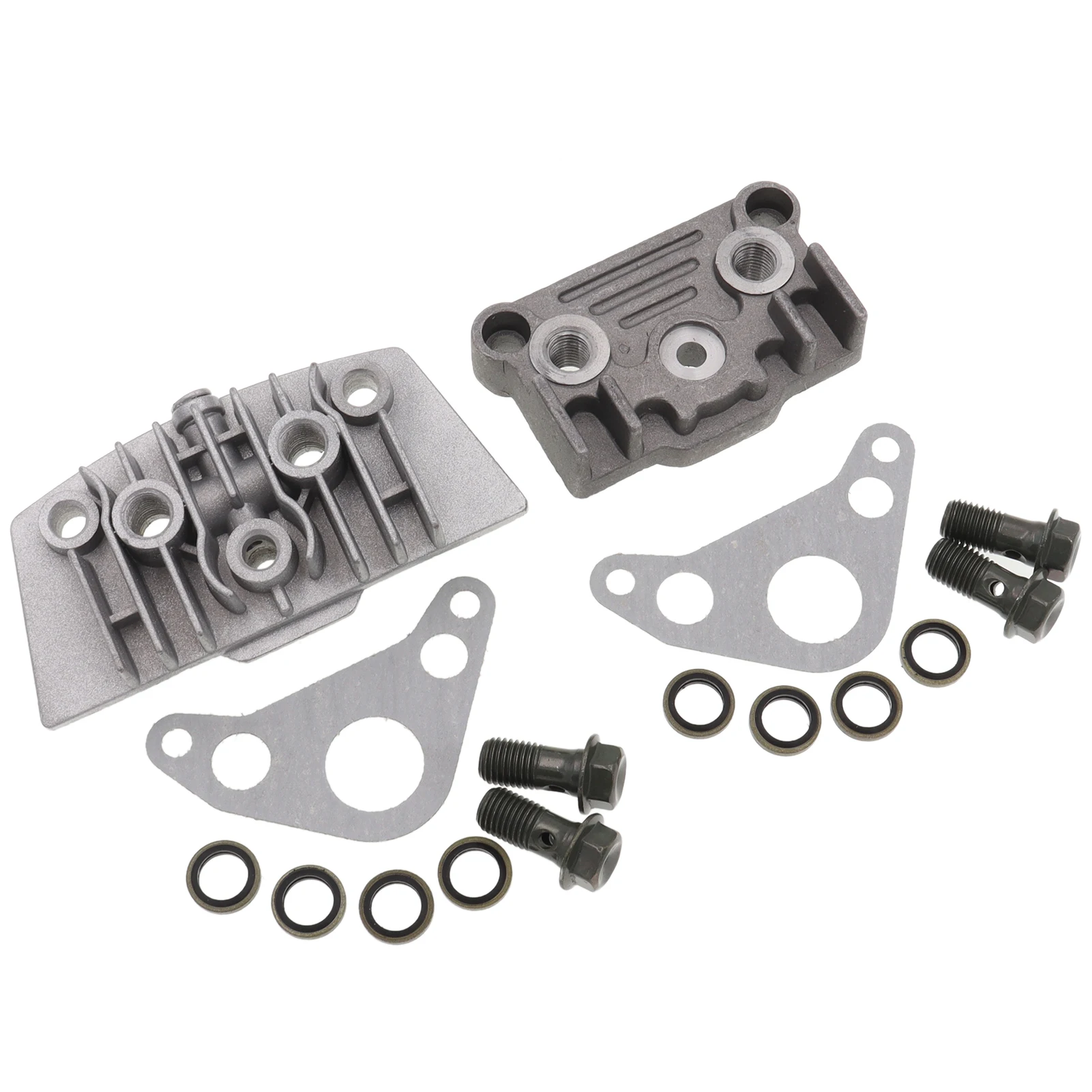 Kit Radiatore Olio Motore Moto A 4 File, Struttura In Alluminio Con Prestazioni Di Raffreddamento Efficienti Per Monkey 125 50cc A 150cc Dirt Pit Bike (BLACK - Foto 6