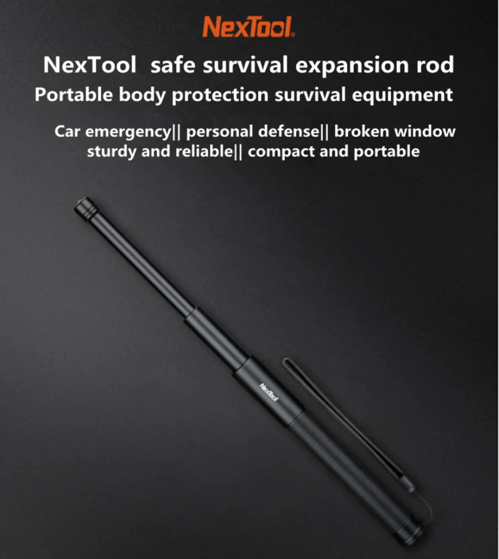 Xiaomi Nextool безопасное Выживание телескопическая штанга Автомобиль аварийная защита разбитое окно побега портативный
