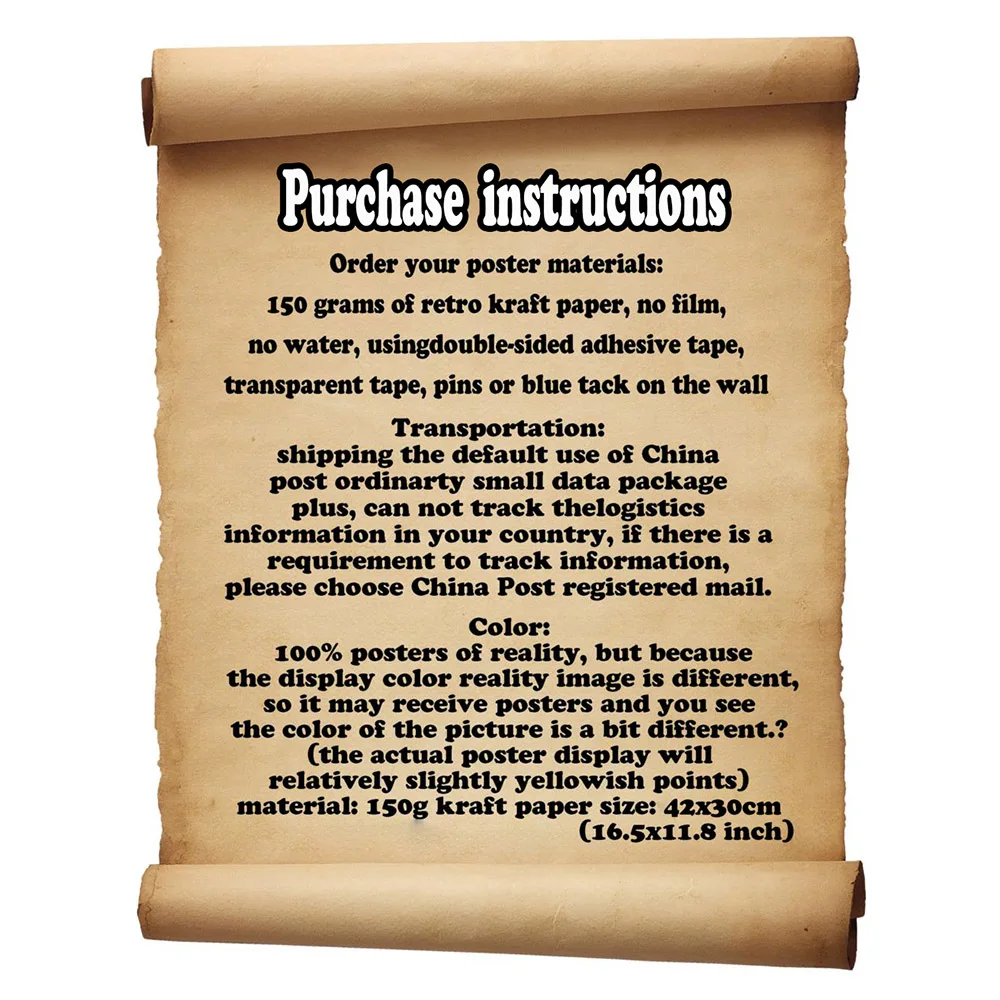 Retro Kraft Paper Movie Poster