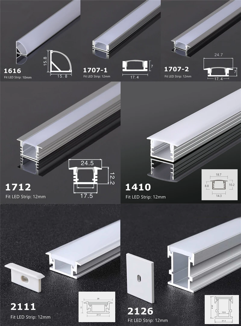 LED Aluminium Profil - Milchige Abdeckung für Cabinet Lights-4.jpg